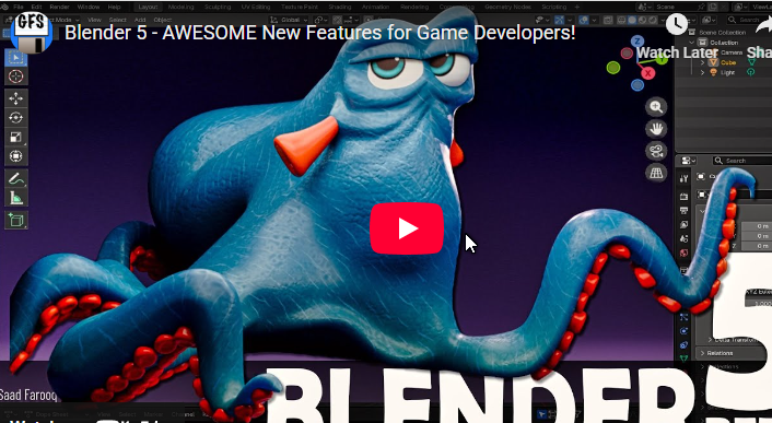 Blender 5 Beta: AWESOME New Features for Game Devs (Instancing, Geometry Nodes & More)